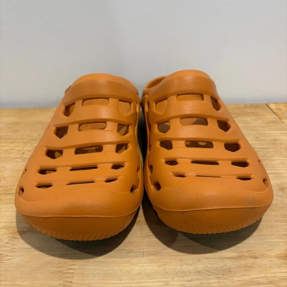Oboz Whakatapu Recovery Clog Slides Mens Orange Size 12 Comfort Slip On‎ Shoes